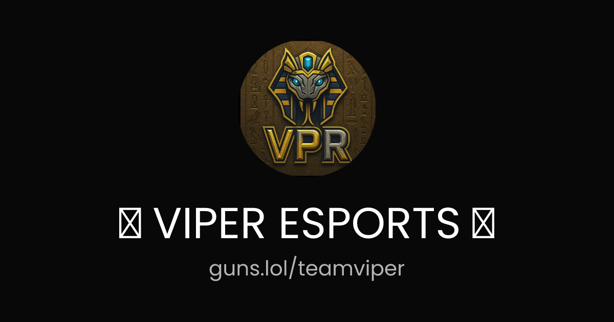 @𓆘 VIPER ESPORTS 𓆘 | guns.lol