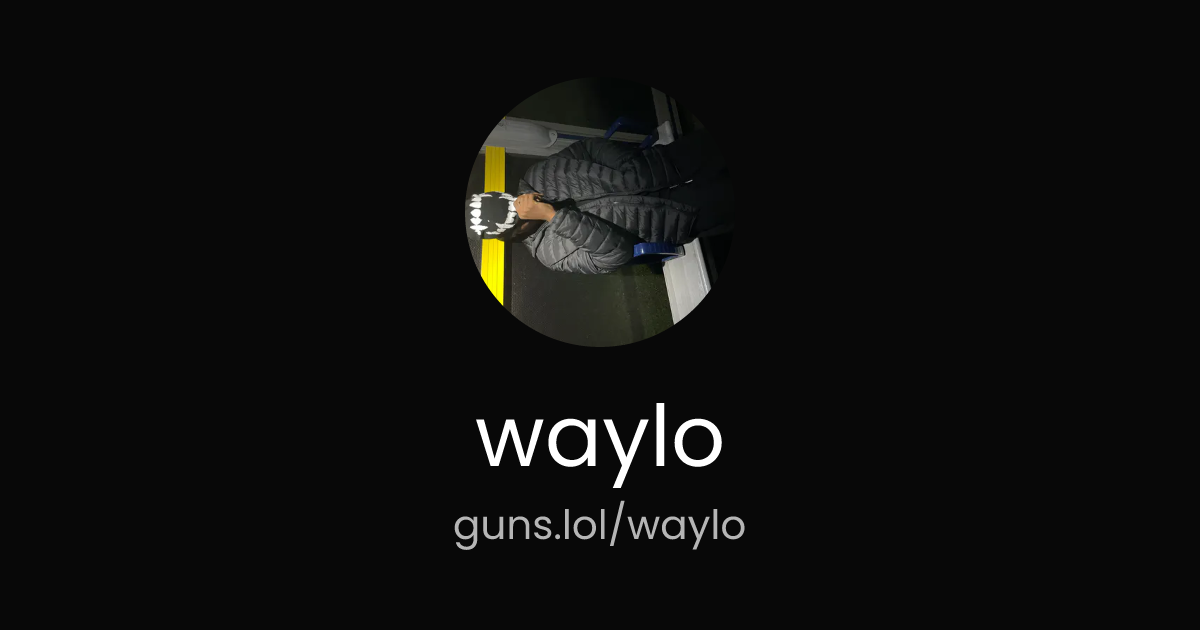 @waylo | guns.lol