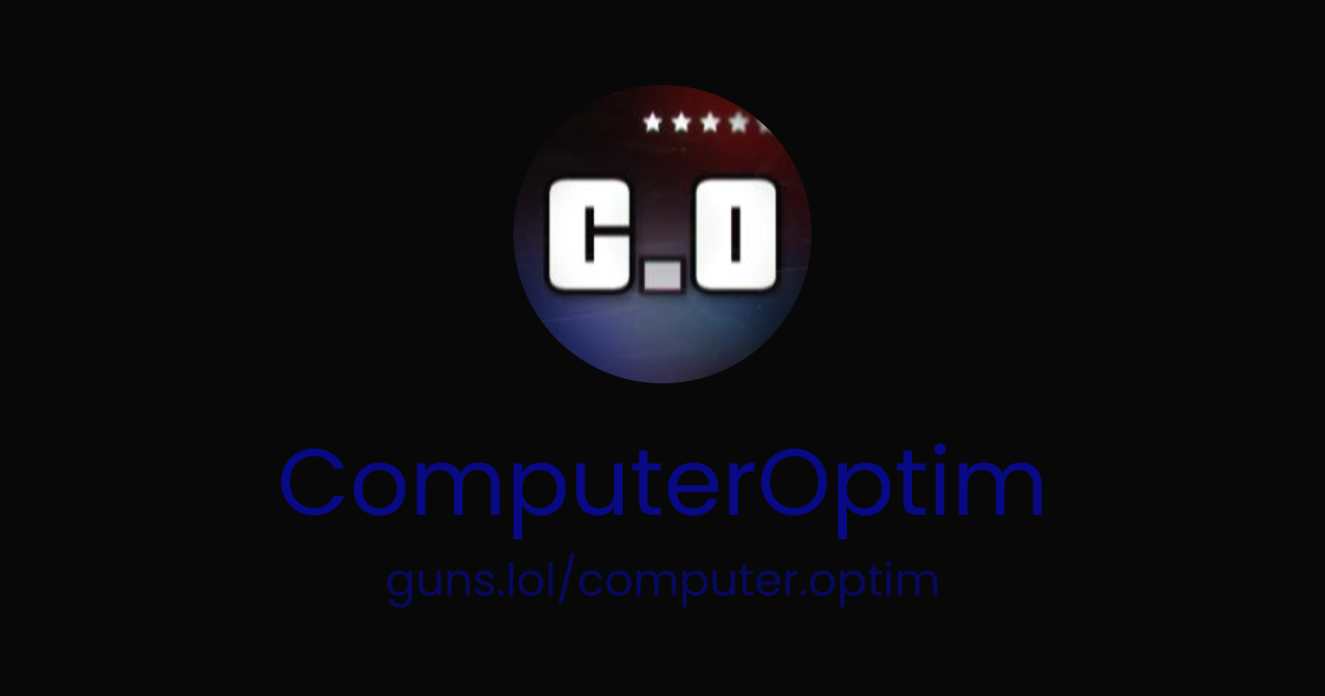 @ComputerOptim | guns.lol