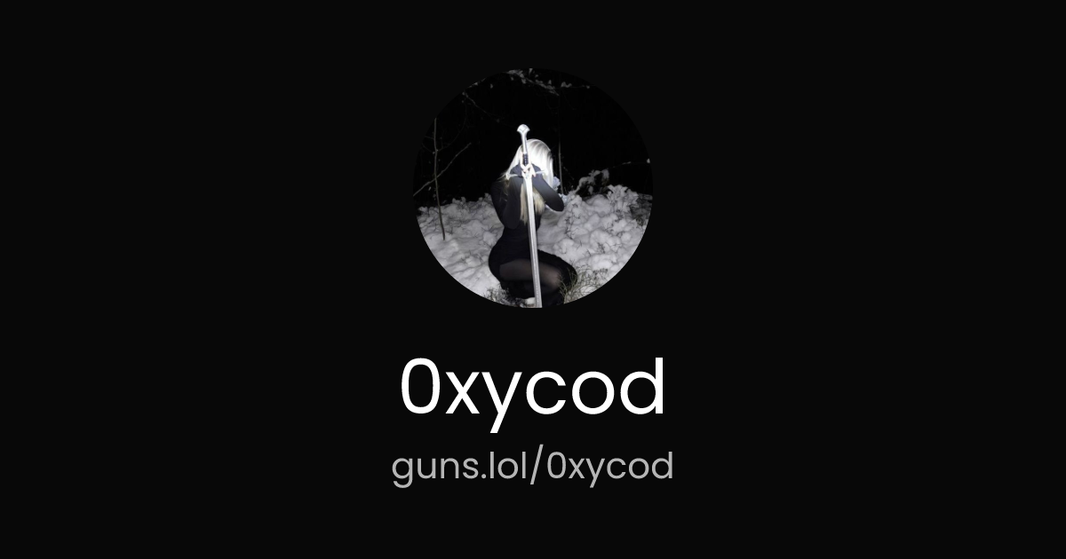 @0xycod | guns.lol