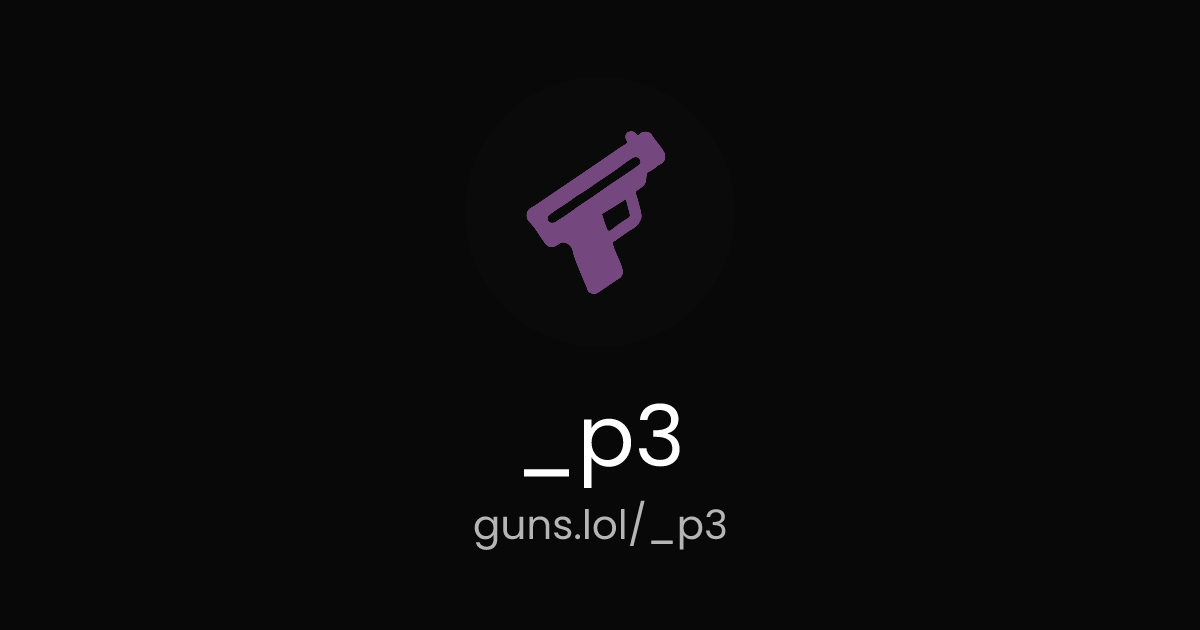 @𝓐𝓶𝓮𝓮𝓻_𝓹3 | guns.lol