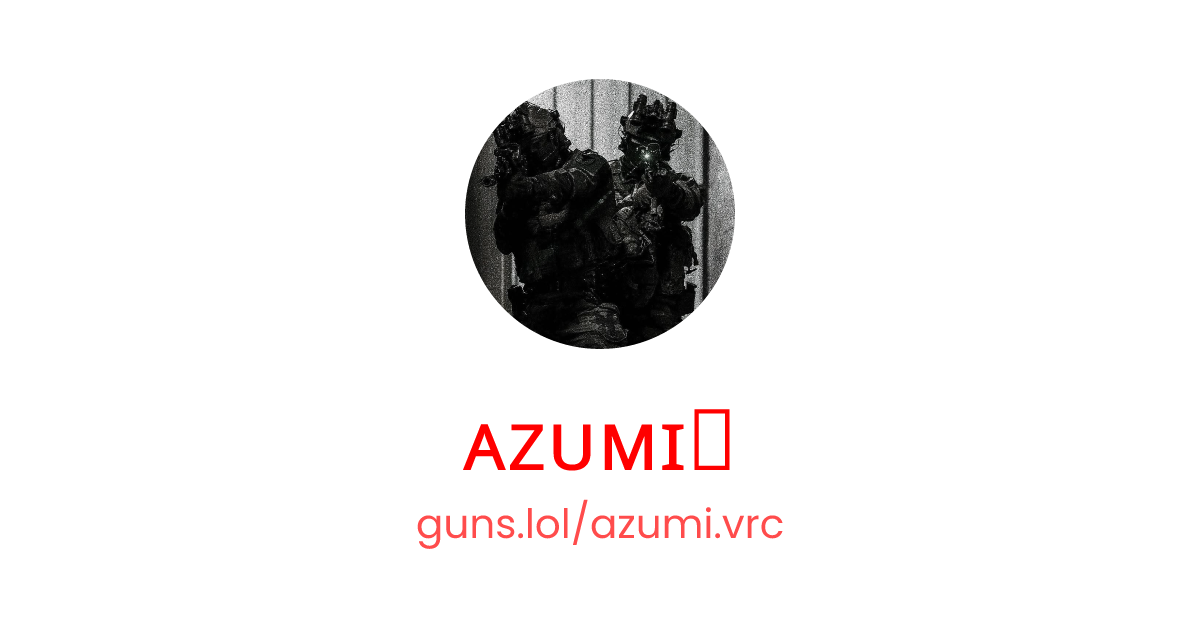 @ᴀᴢᴜᴍɪツ | guns.lol