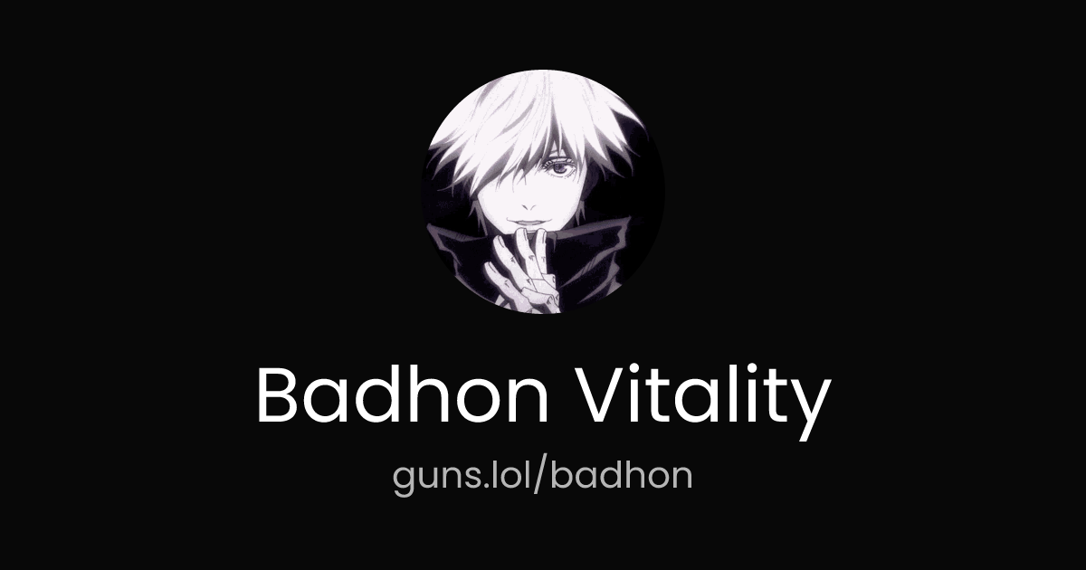 @Badhon Vitality | guns.lol