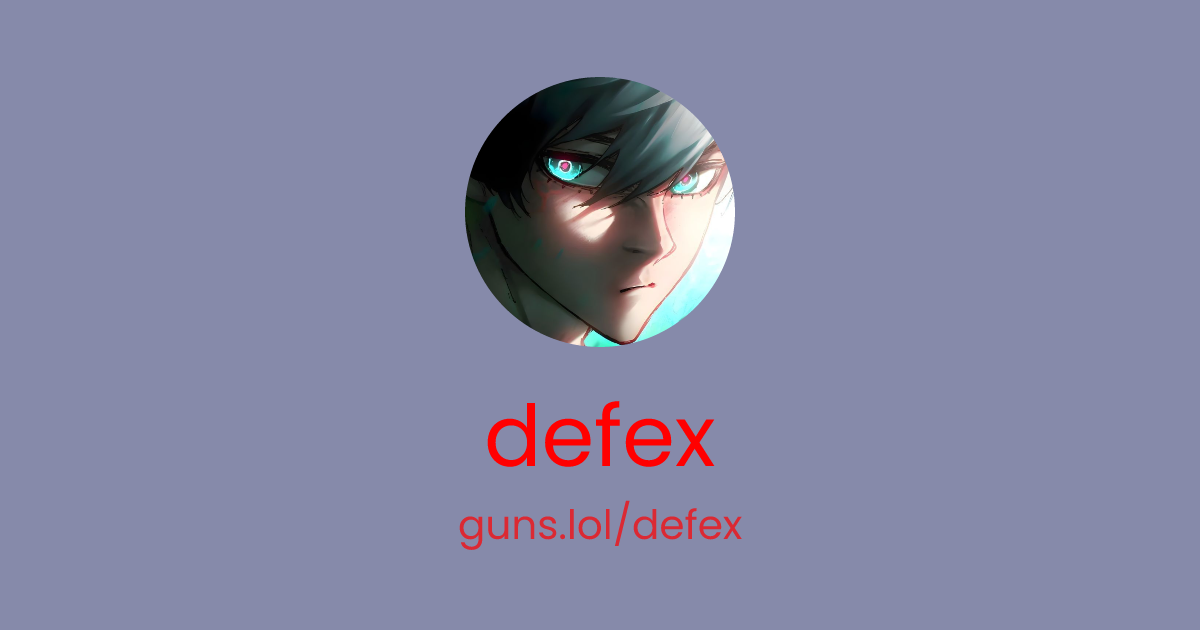 @defex | guns.lol