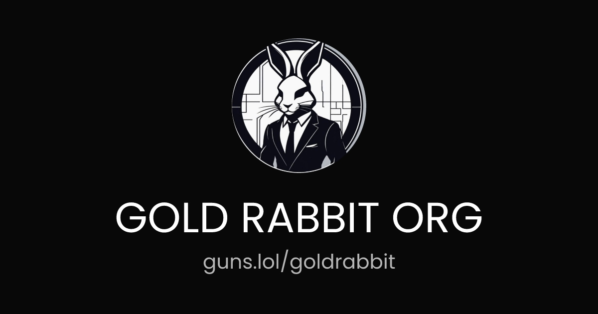 @GOLD RABBIT ORG | guns.lol