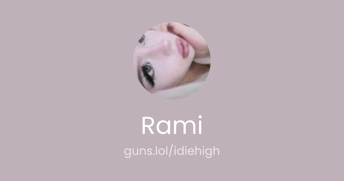 @Rami | guns.lol