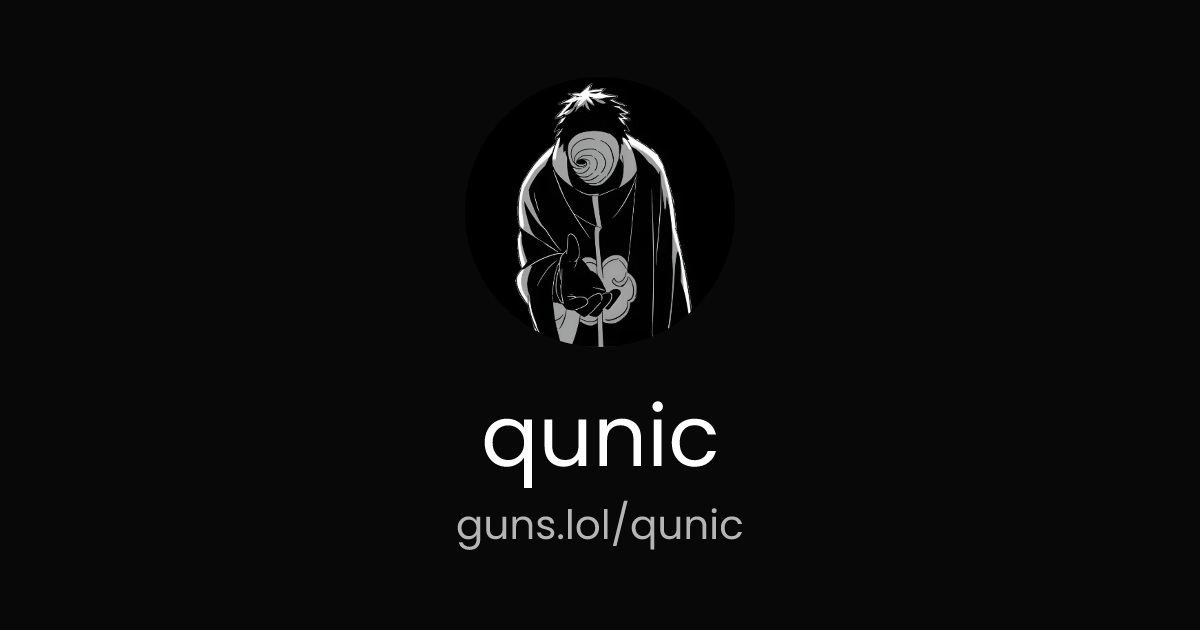 @qunic | guns.lol