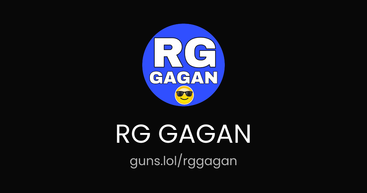 @RG GAGAN | guns.lol