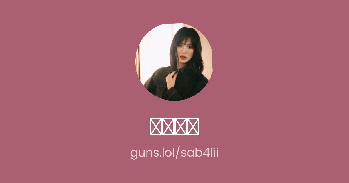 @𝓈𝒶𝒷4𝓁𝒾𝒾 | guns.lol